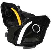 2003-2007 Cadillac CTS Halo LED Turn Signal Projector Headlights Smoke