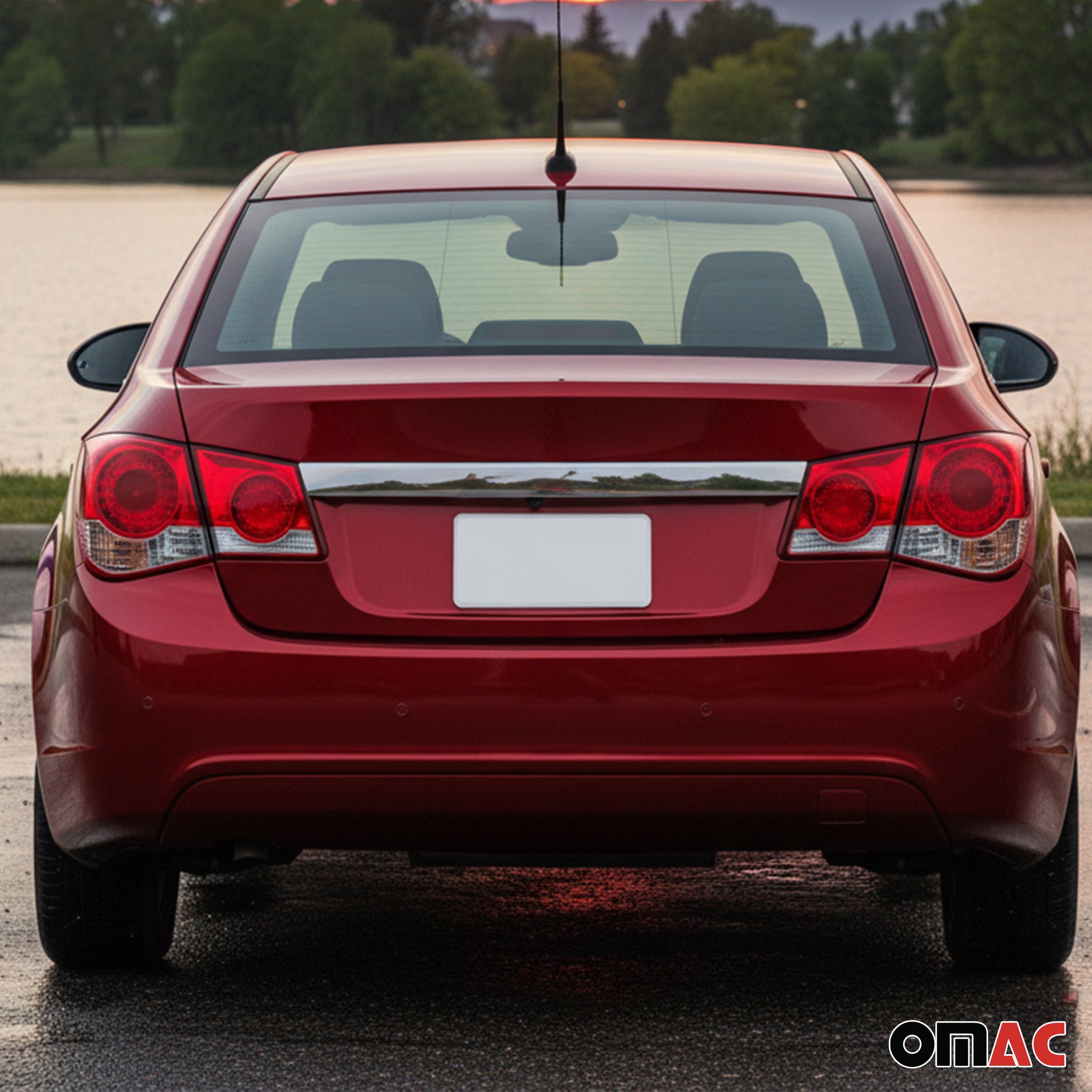 2011-2015 Chevrolet Cruze Sedan Rear Trunk Lid Molding Trim Stainless Steel