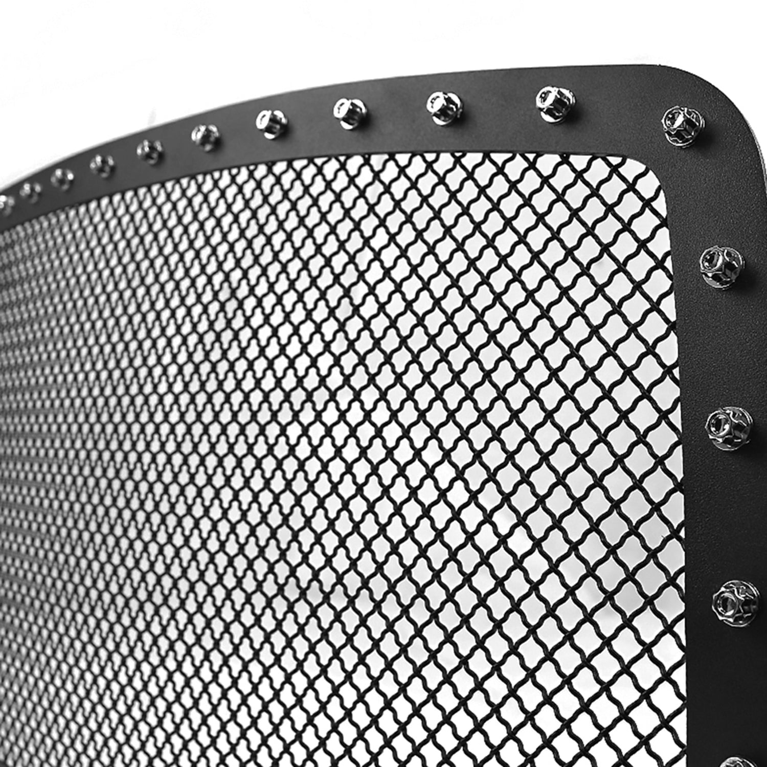 2002-2005 Dodge RAM 1500/2500/3500 Rivet Style Black Steel Mesh Grille Insert
