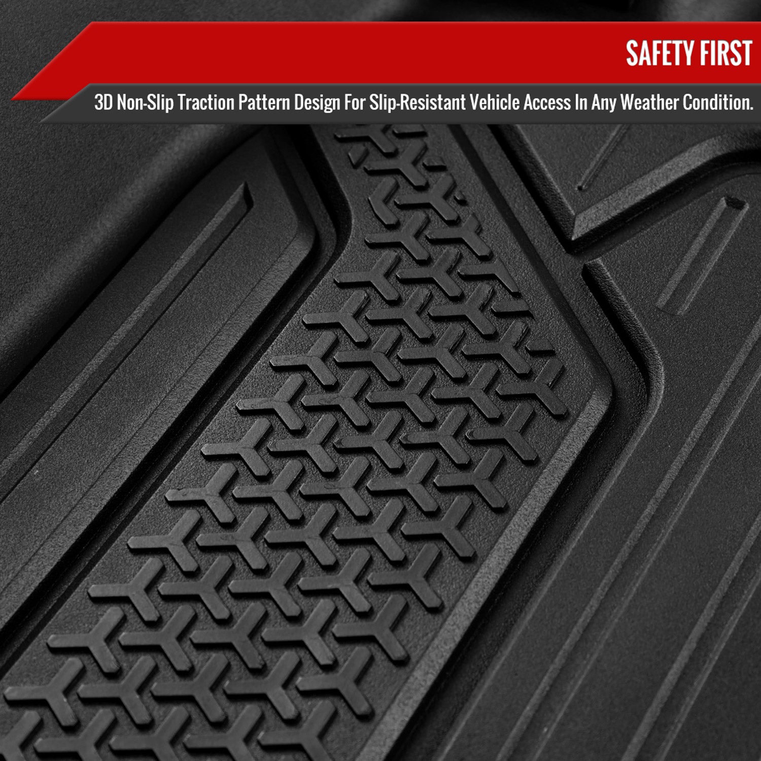 2016-2021 Honda Civic All Weather TPE Floor Mats Liner 5Pcs