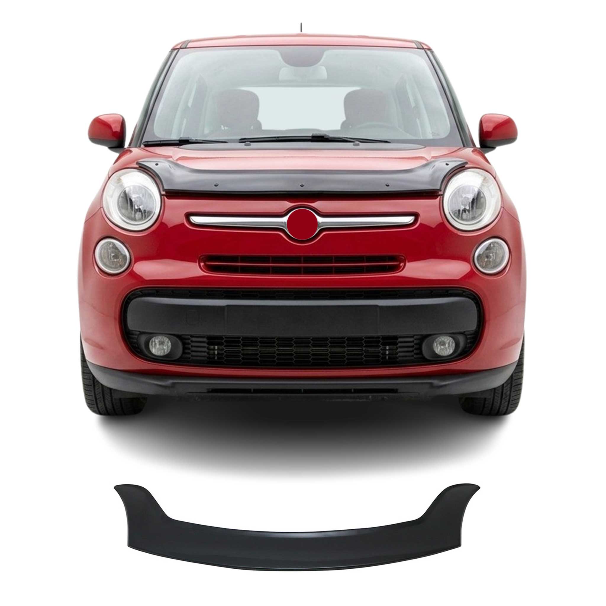 2014-2020 Fiat 500L Front Bug Shield Hood Deflector 1 Pc Smoke
