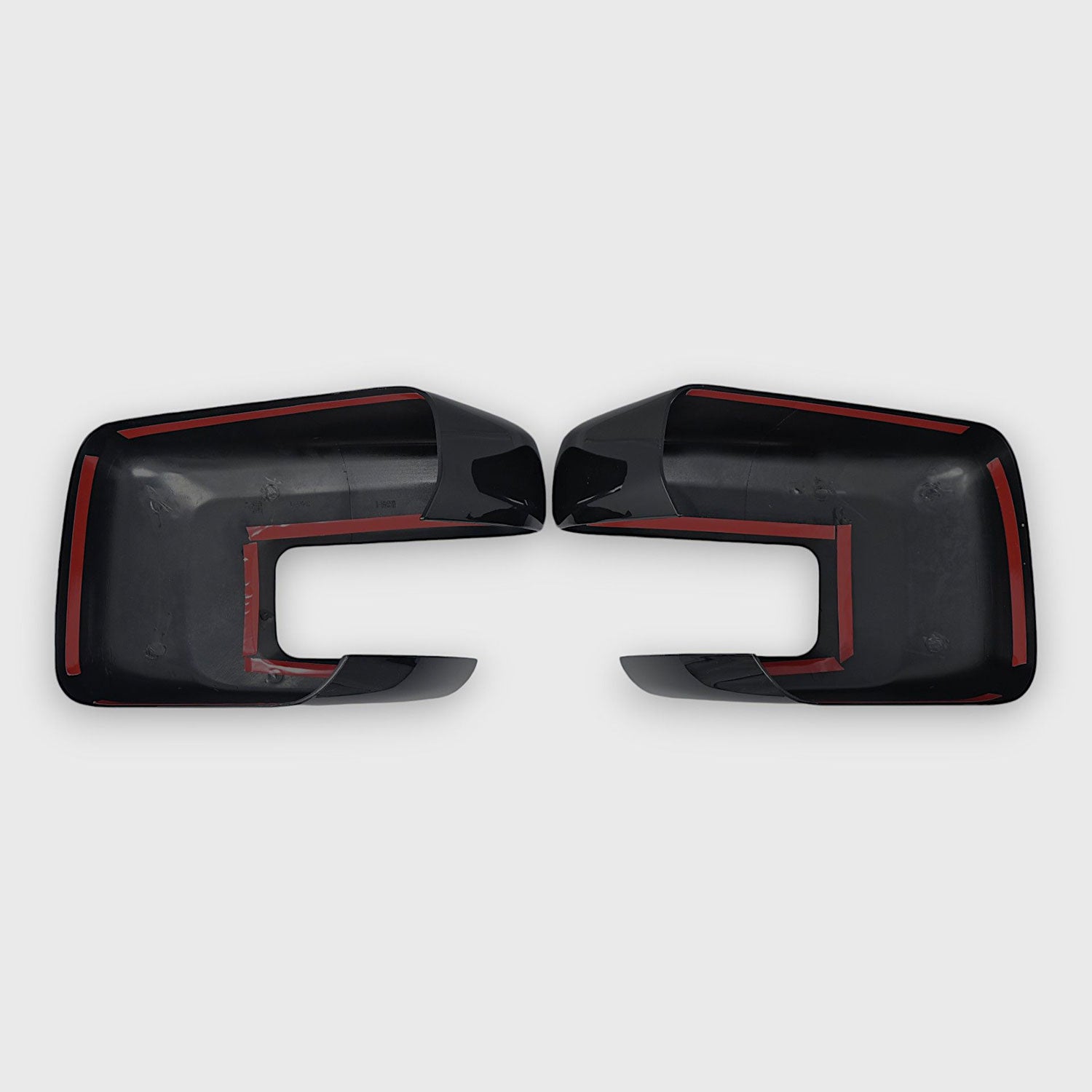 2021-2024 Ford F-150 Mirror Cover Caps Gloss Black 2Pcs ABS Plastic
