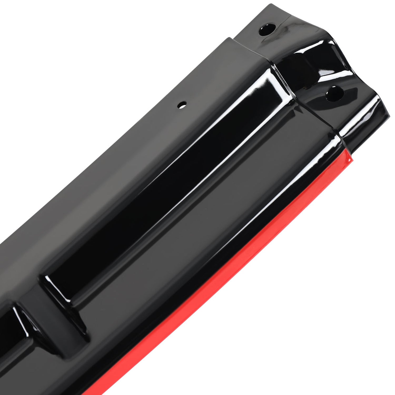 2017-2021 Honda Civic Si Glossy Black/Red Trim 3Pcs Front Bumper Lip Kit