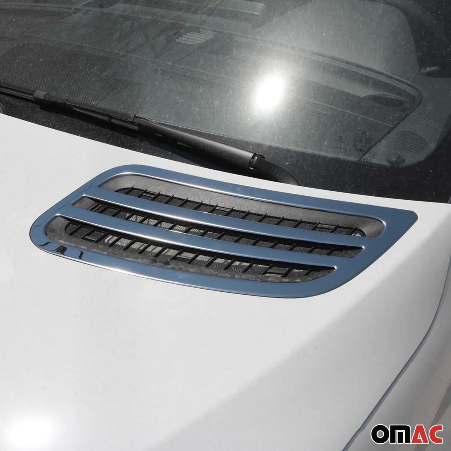 Front Bumper Grill Trim for Mercedes Sprinter W907 910 2019-2026 S.Steel 2Pcs