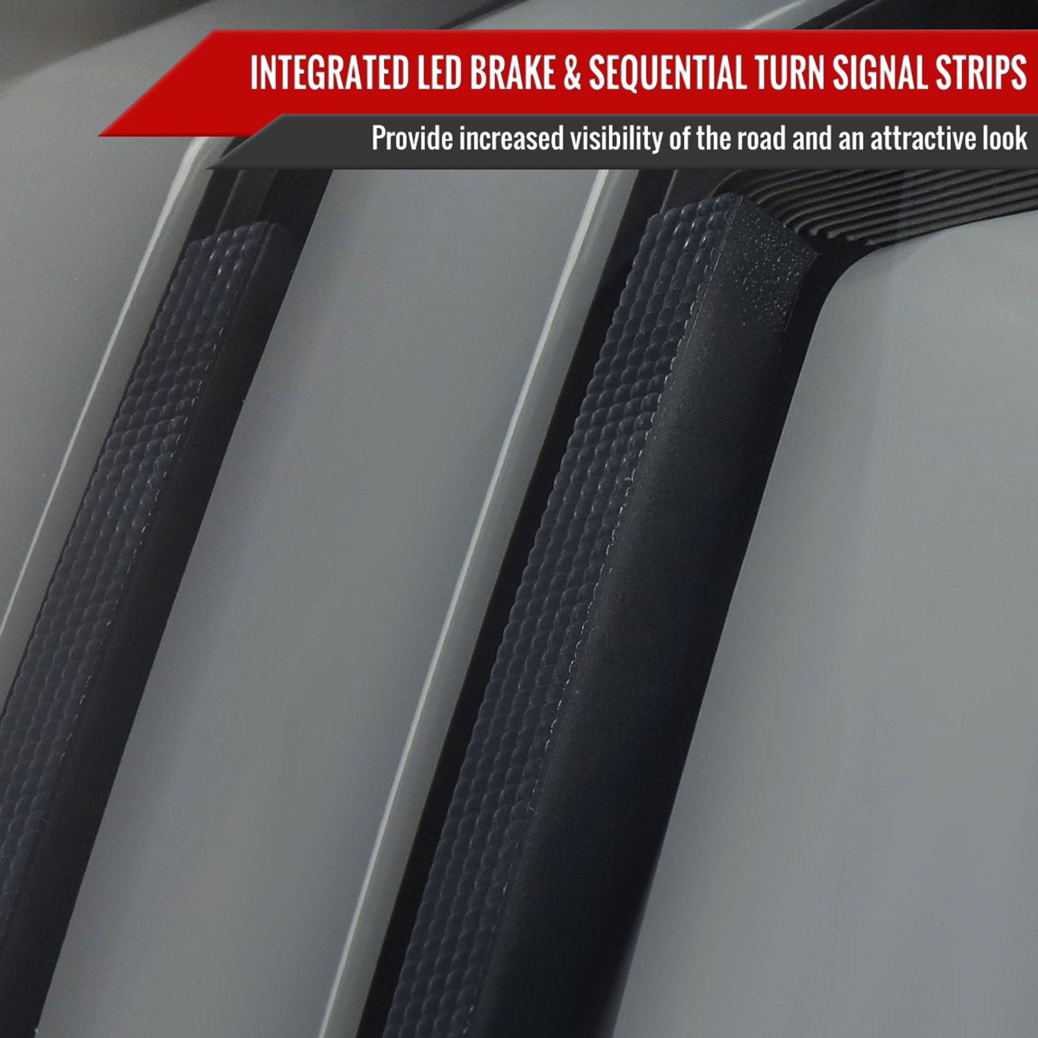 2014-2021 Toyota Tundra Facelift LED Tail Lights Turn Signal Matt Black/Smoke