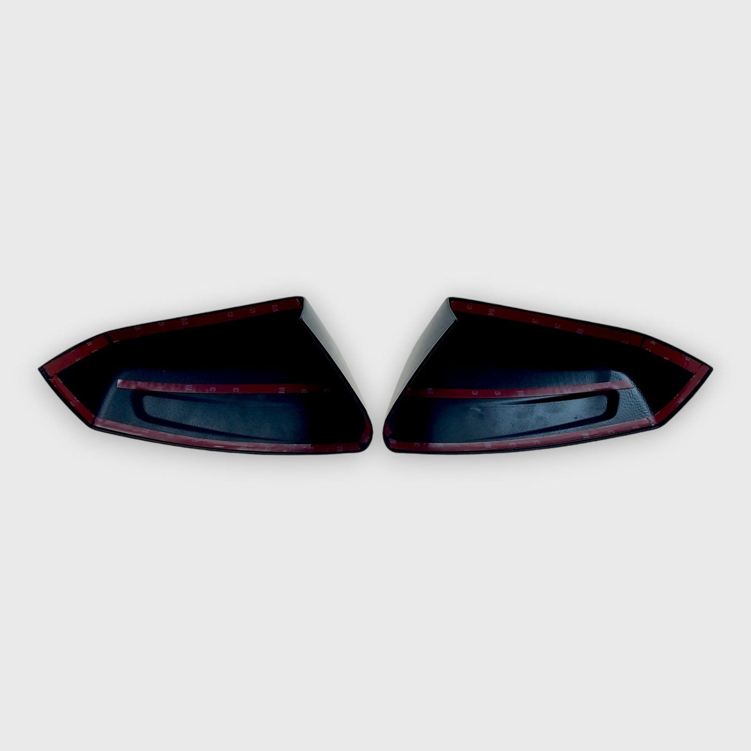 2017-2019 GMC Acadia Mirror Cover Caps Gloss Black 2Pcs ABS Plastic