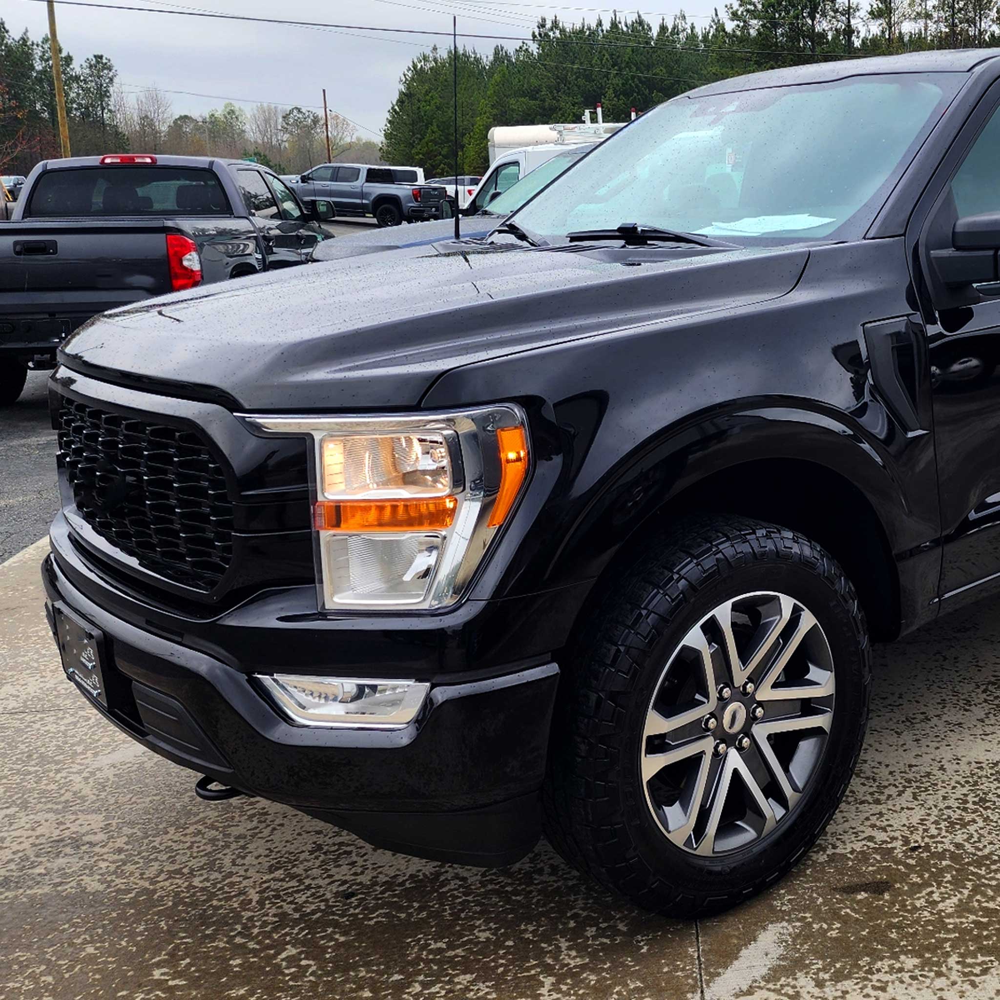 For Ford F-150 2021-2023 Factory Style Headlight Chrome Housing Clear Lens Driver Side Only