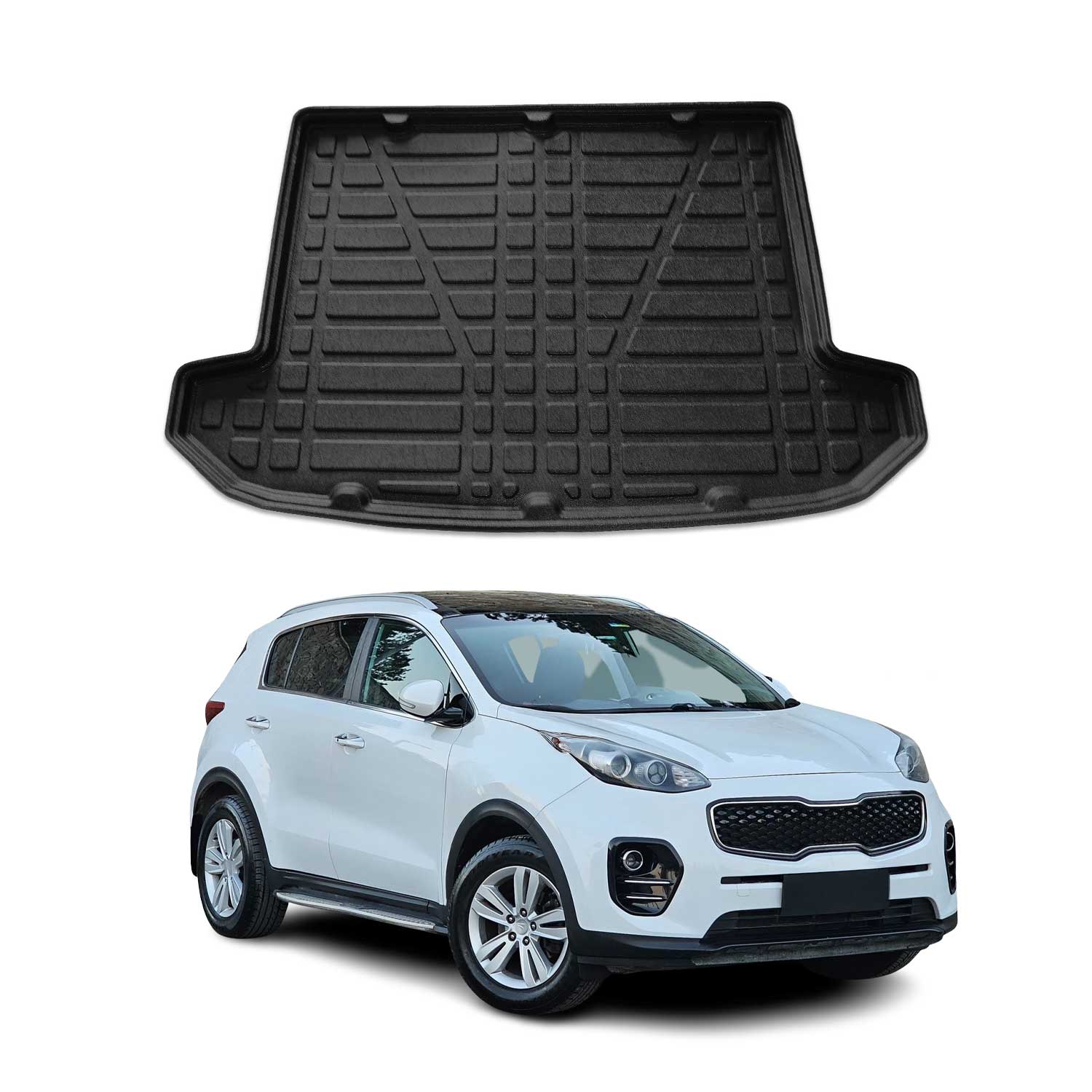 2017-2022 Kia Sportage Cargo Liner Trunk Mat All Weather Black