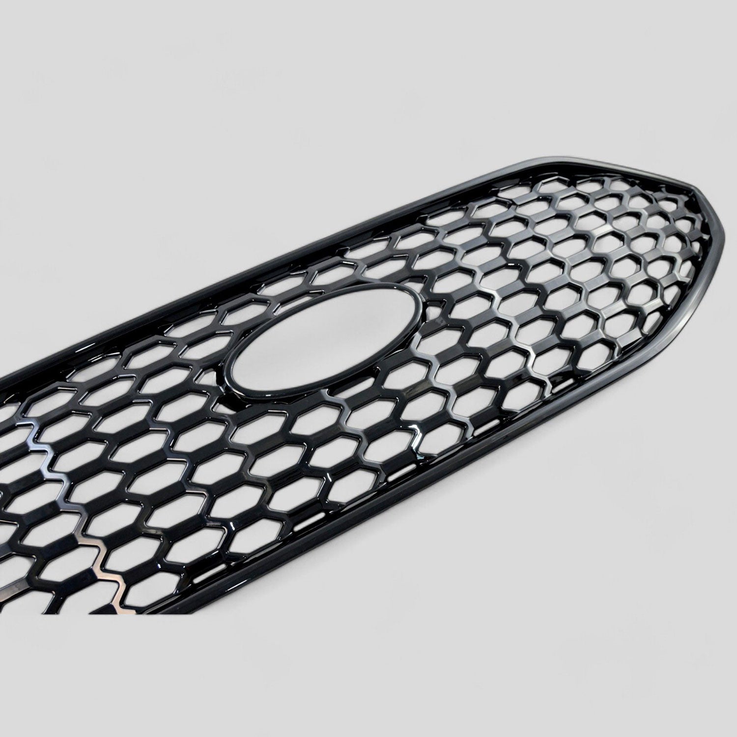 2023-2024 Ford Edge Grille Overlay Gloss Black 1Pcs ABS Plastic