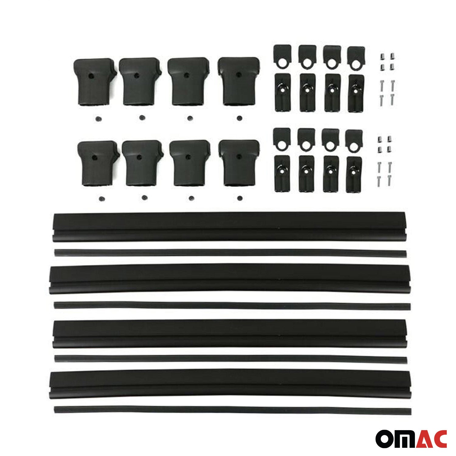 2010-2014 Mercedes Vito W639 Roof Rack Cross Bars 4Pcs Black