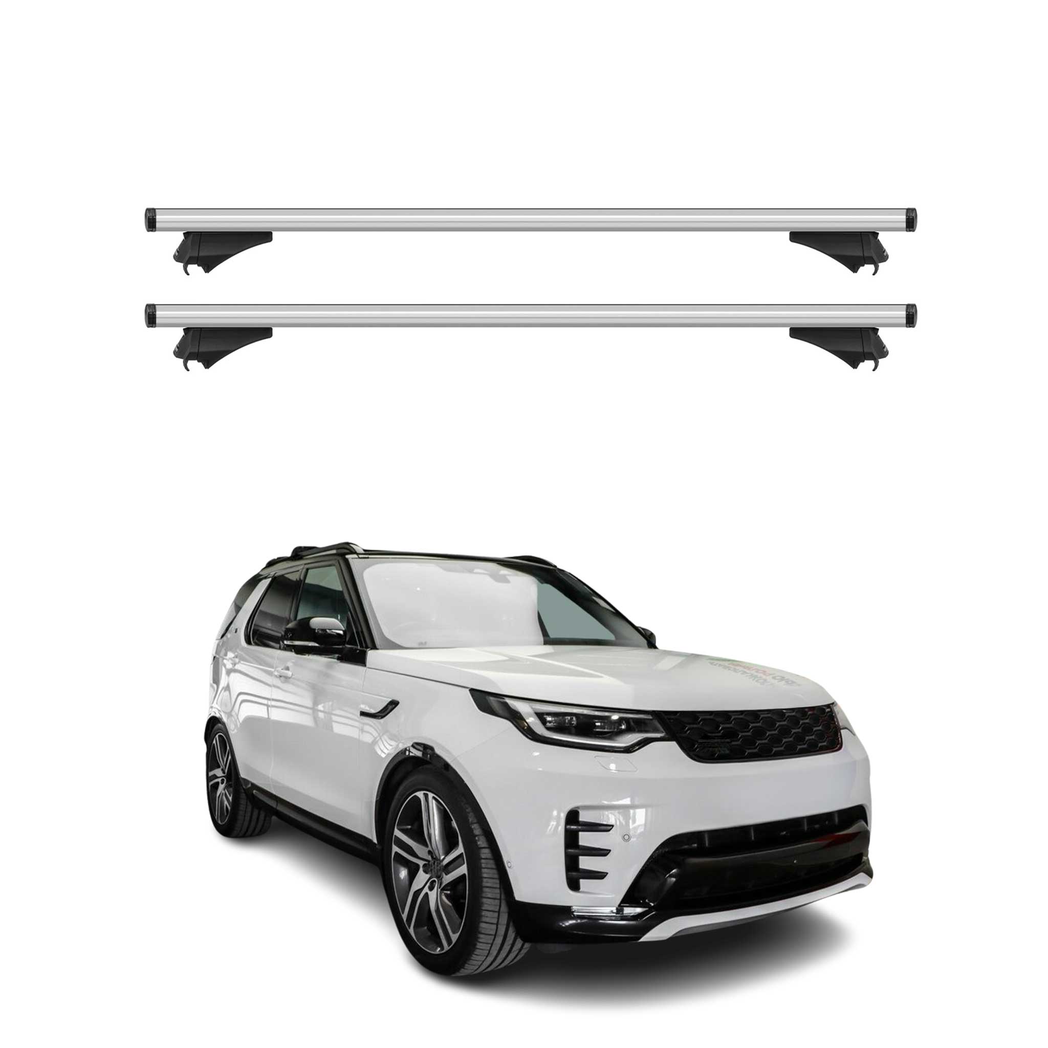 2017-2025 Land Rover Discovery Roof Rack Cross Bars Silver