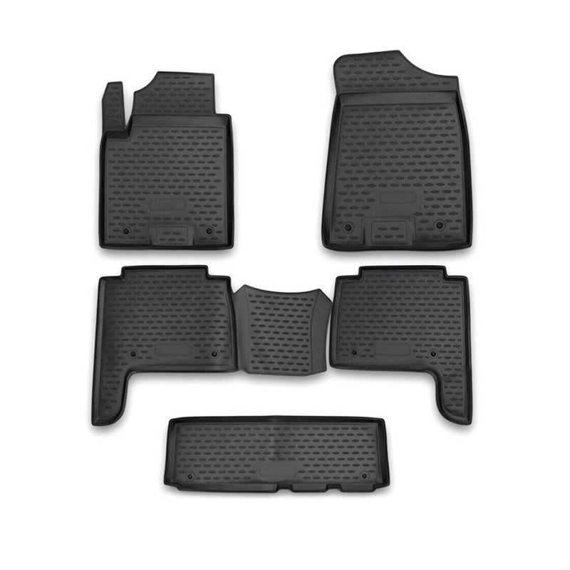 2010-2013 Infiniti QX56 Floor Mats Liners Full Set All Weather Black