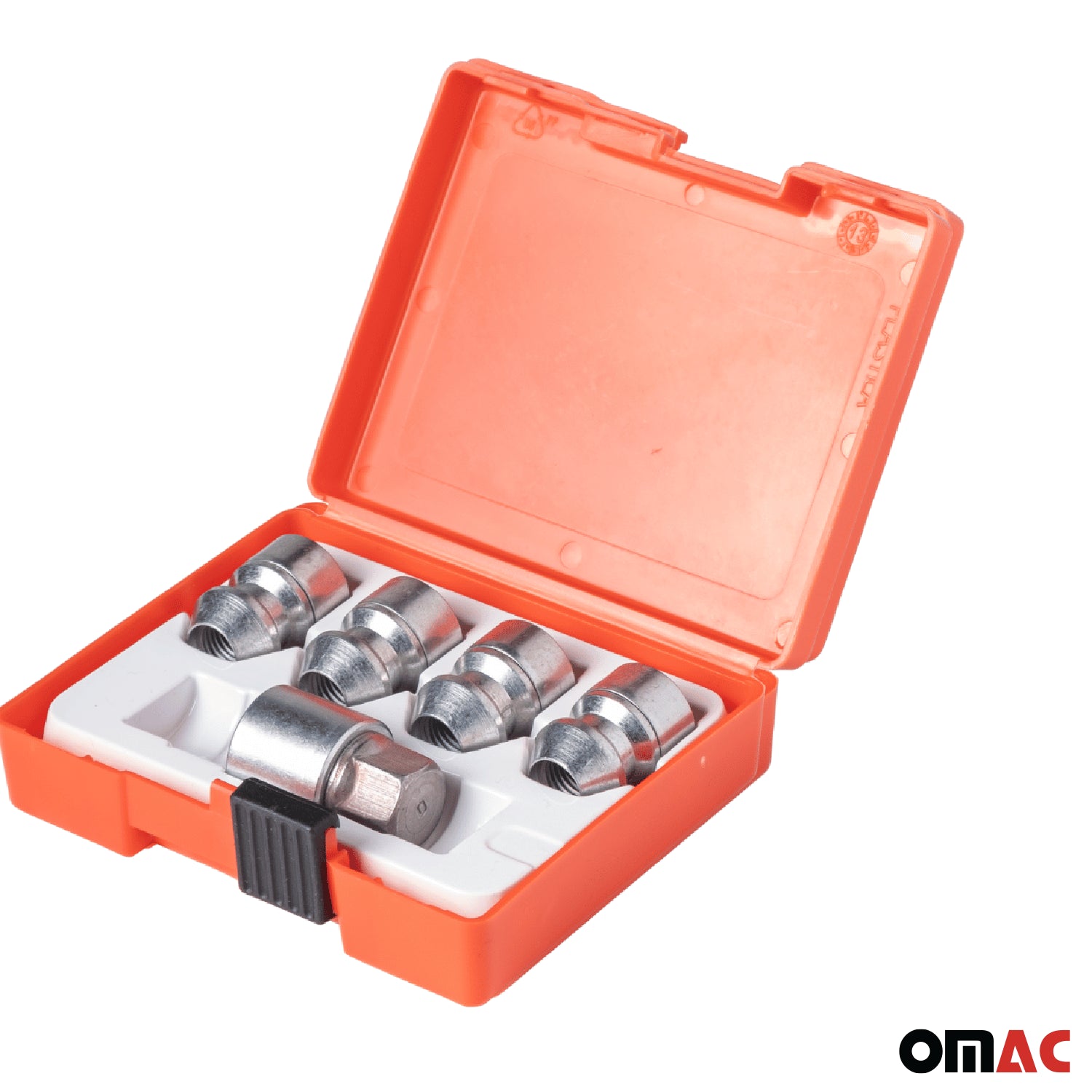 Wheel Lock Kit for Ford Expedition M14X1,5 Nut Galvanized Silver 4Locks & 1Key