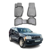 2005-2010 Jeep Grand Cherokee Floor Mats Liners Full Set All Weather Gray
