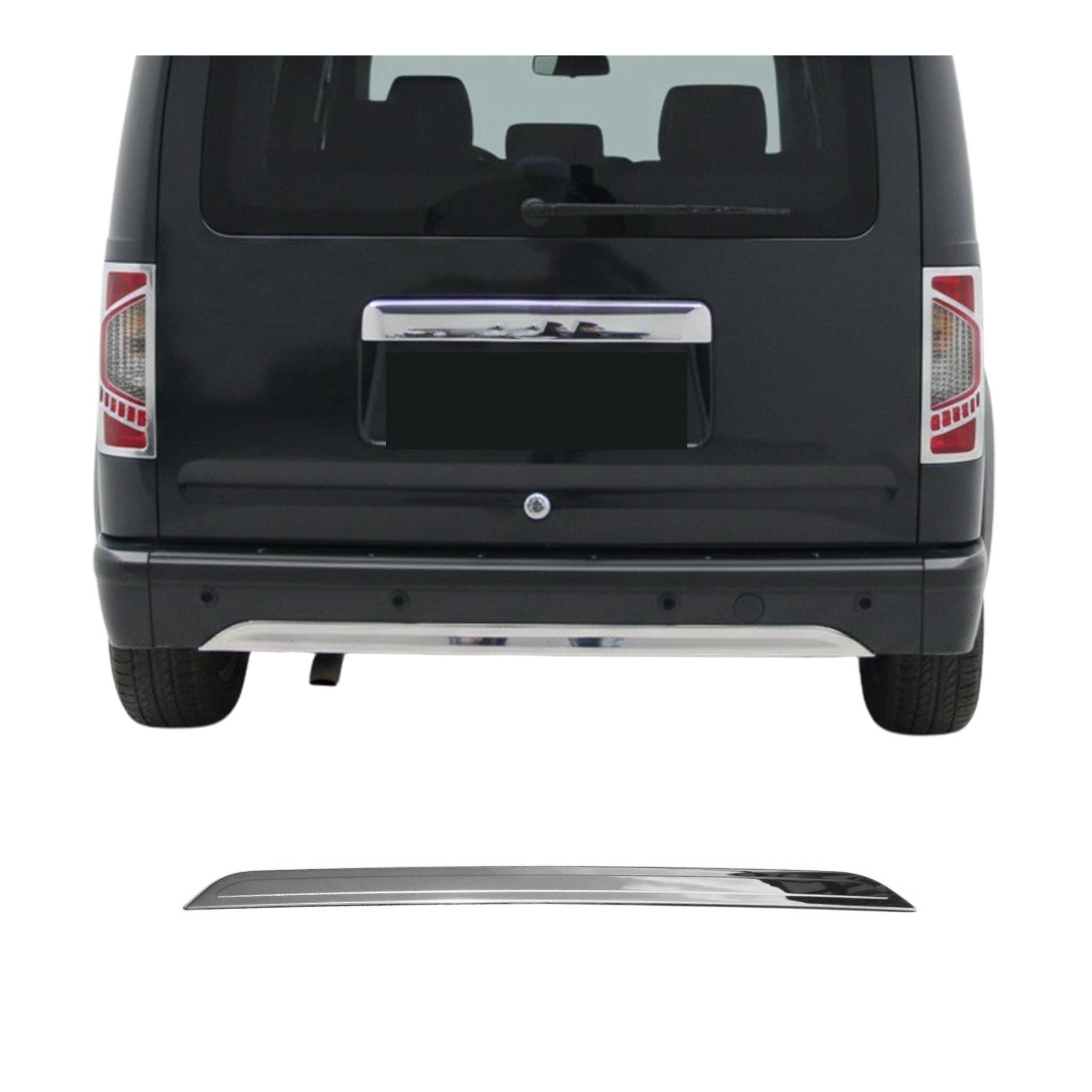 2010-2013 Ford Transit Connect Rear Trunk Molding Trim Stainless Steel Silver 1Pc