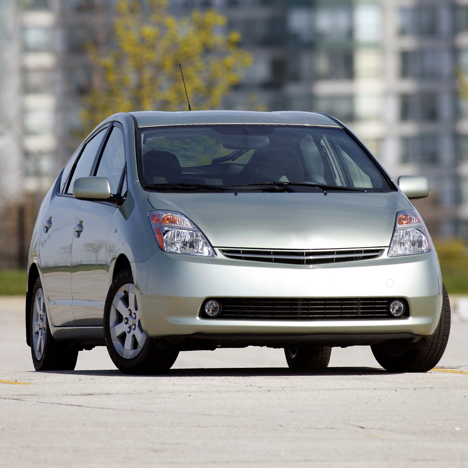 2006-2009 Toyota Prius Factory Style Headlights w/Amber Reflector Chrome/Clear