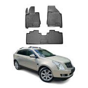 2010-2016 Cadillac SRX Floor Mats Liners Full Set All Weather Black