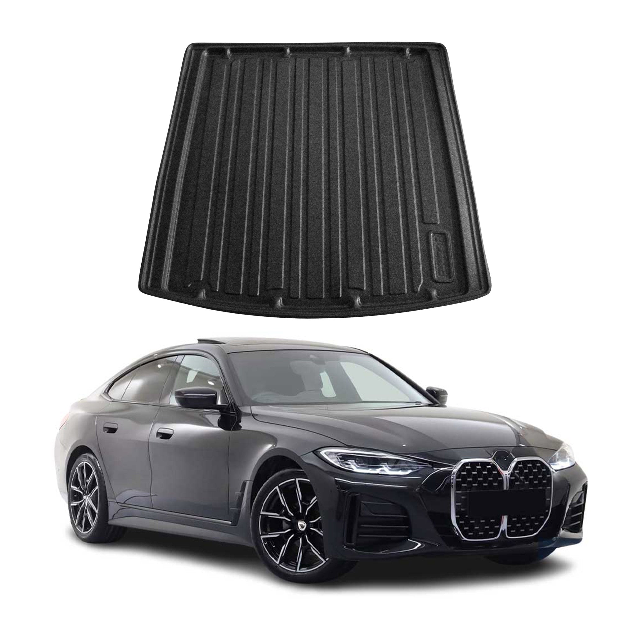 2022-2025 BMW 4 Series G26 Gran Coupe Cargo Liner Trunk Mat All Weather Black