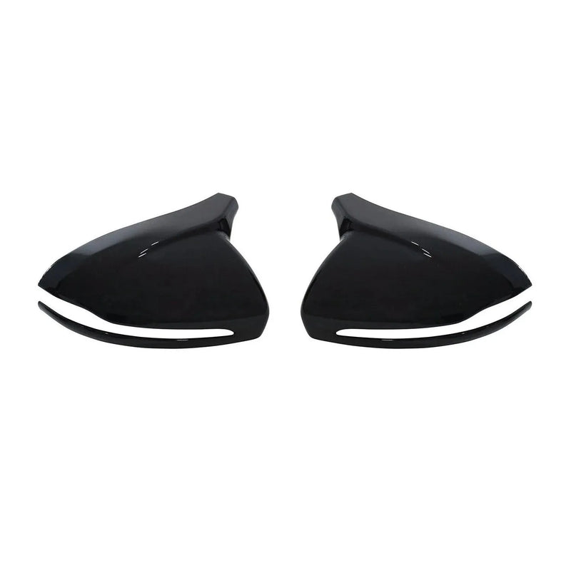 Mercedes W213 W205 AMG GT C190 GLA GLB GLC Mirror Cover Caps Gloss Black