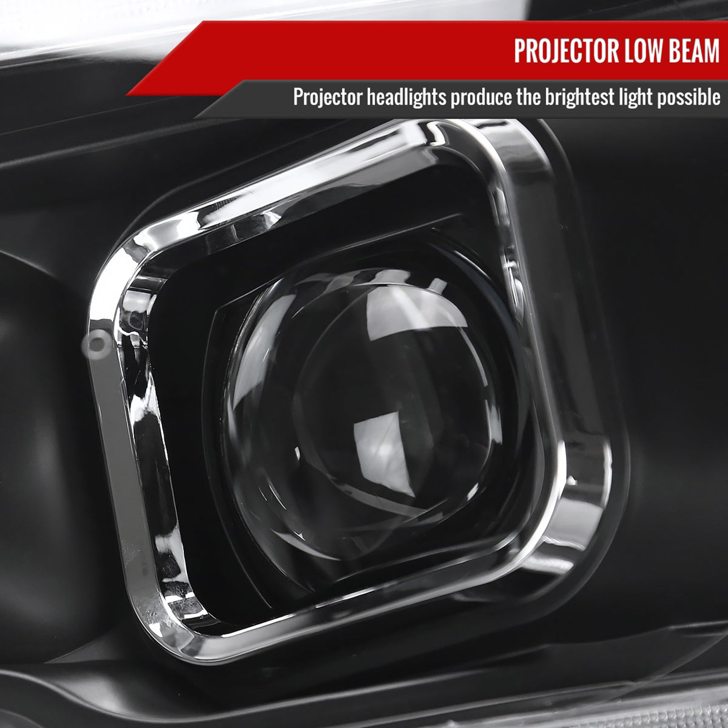 2009-2018 Dodge RAM 1500 / RAM 2500 3500 Switchback Headlights Matte Black