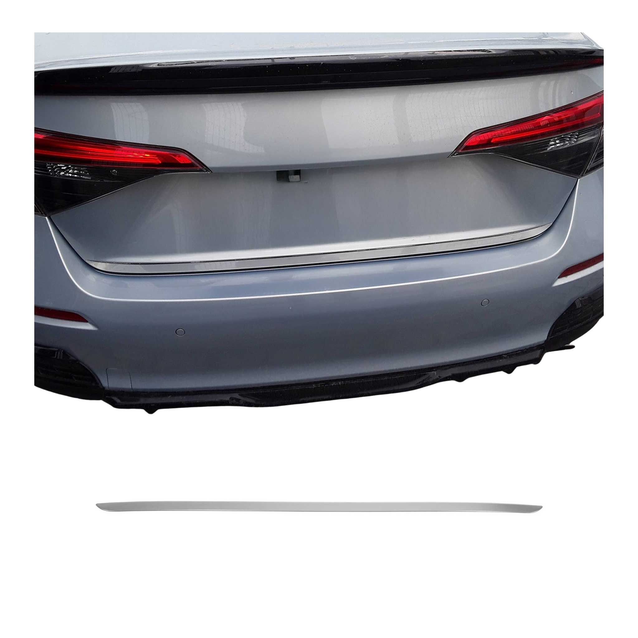 2022-2026 Honda Civic Sedan Rear Trunk Lid Molding Trim Stainless Steel