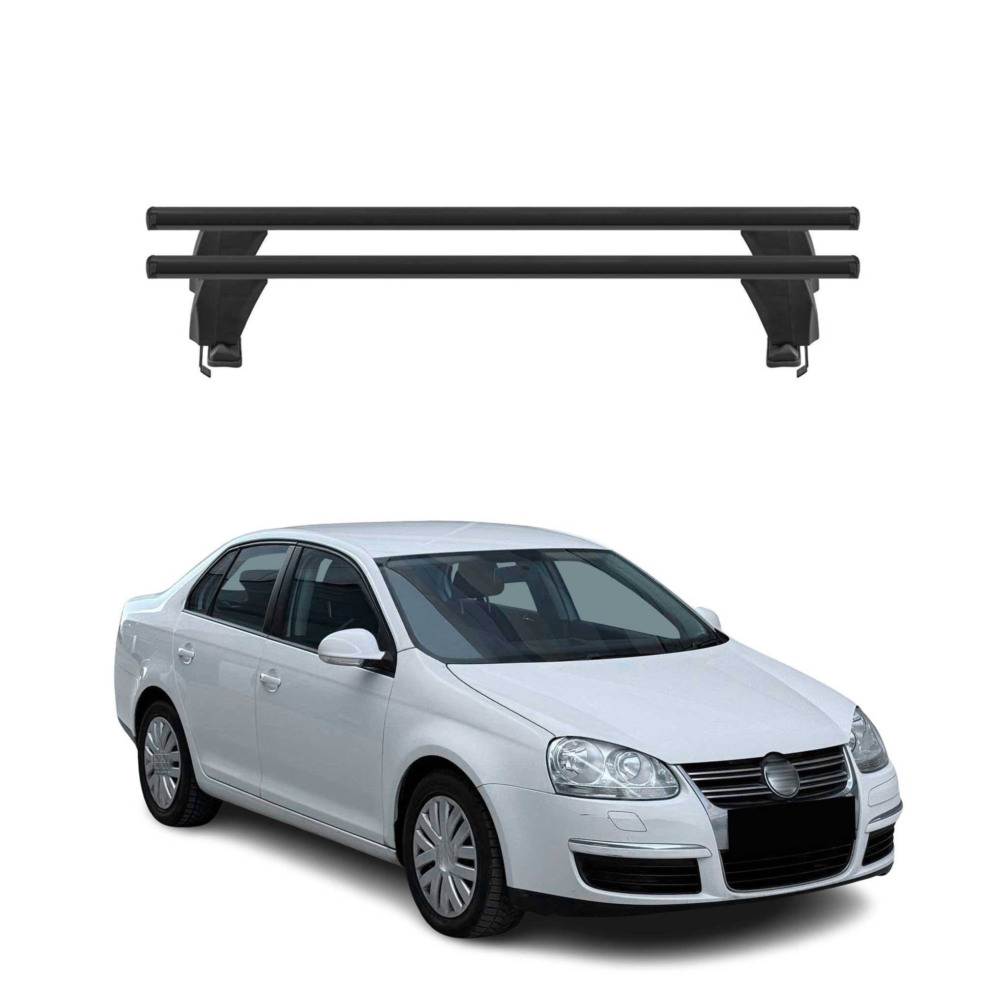2006-2010 VW Jetta A5 Roof Rack Cross Bars Black