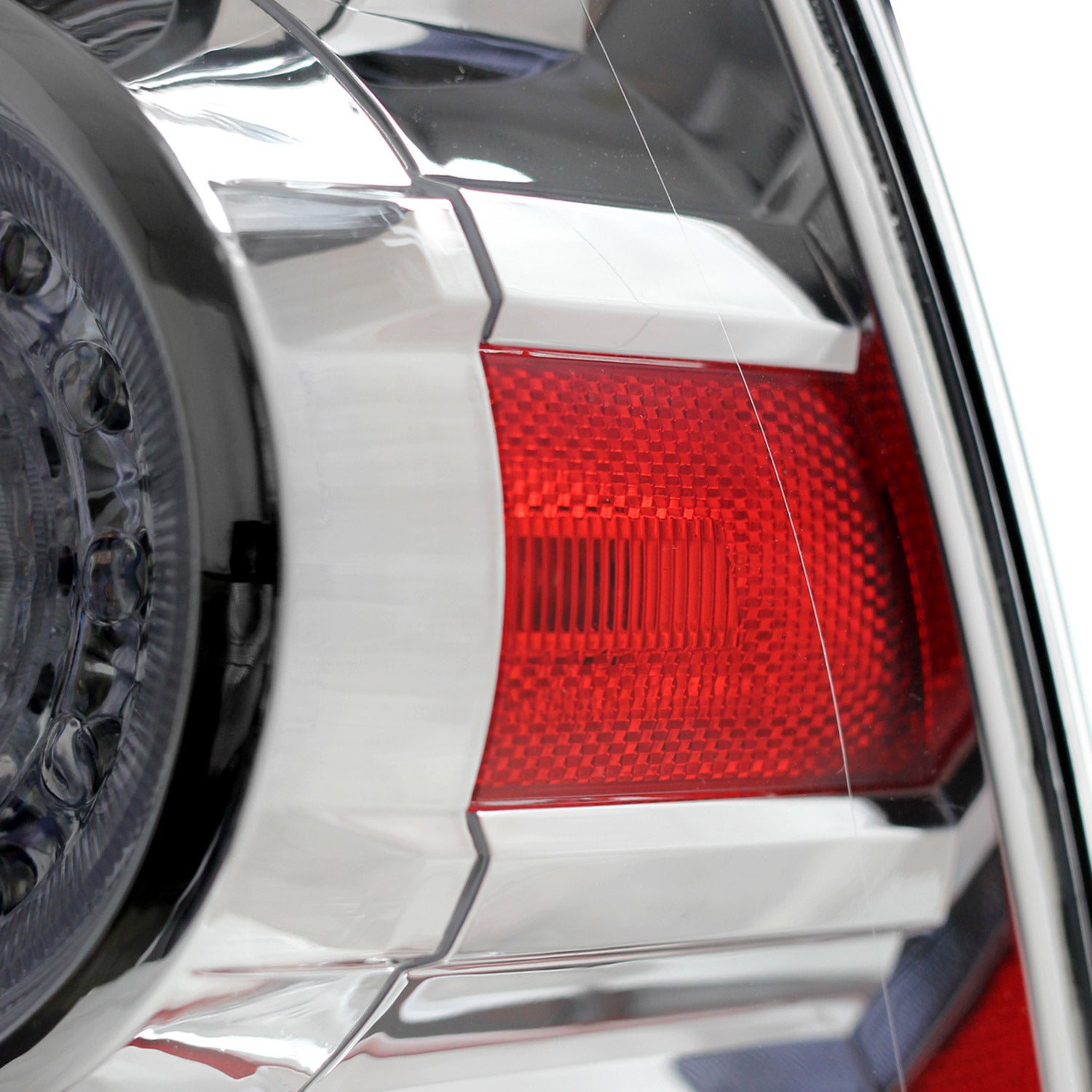 2005-2015 Toyota Tacoma LED Tail Lights Chrome Housing/Clear Lens