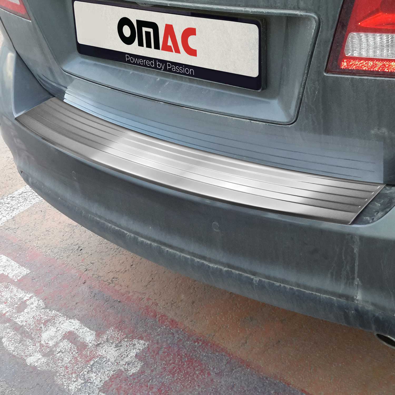 2009-2020 Dodge Journey Rear Bumper Sill Cover Protector Guard Brushed Stainless Steel