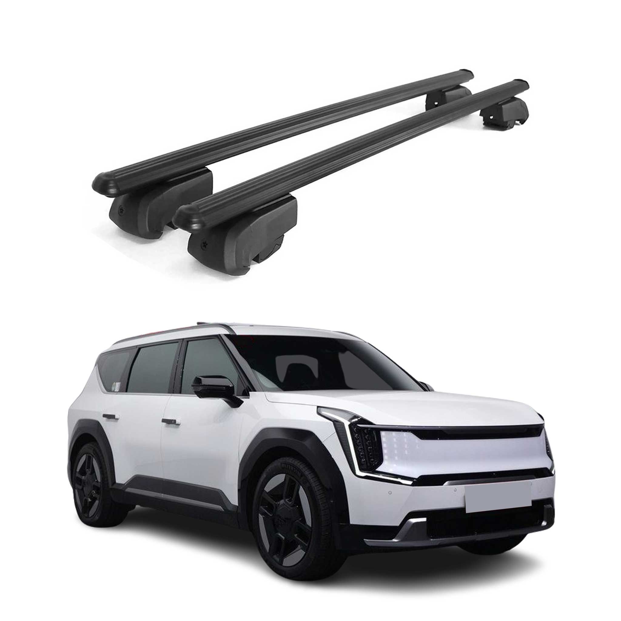 2024-2026 Kia EV9 Roof Rack Cross Bars Black