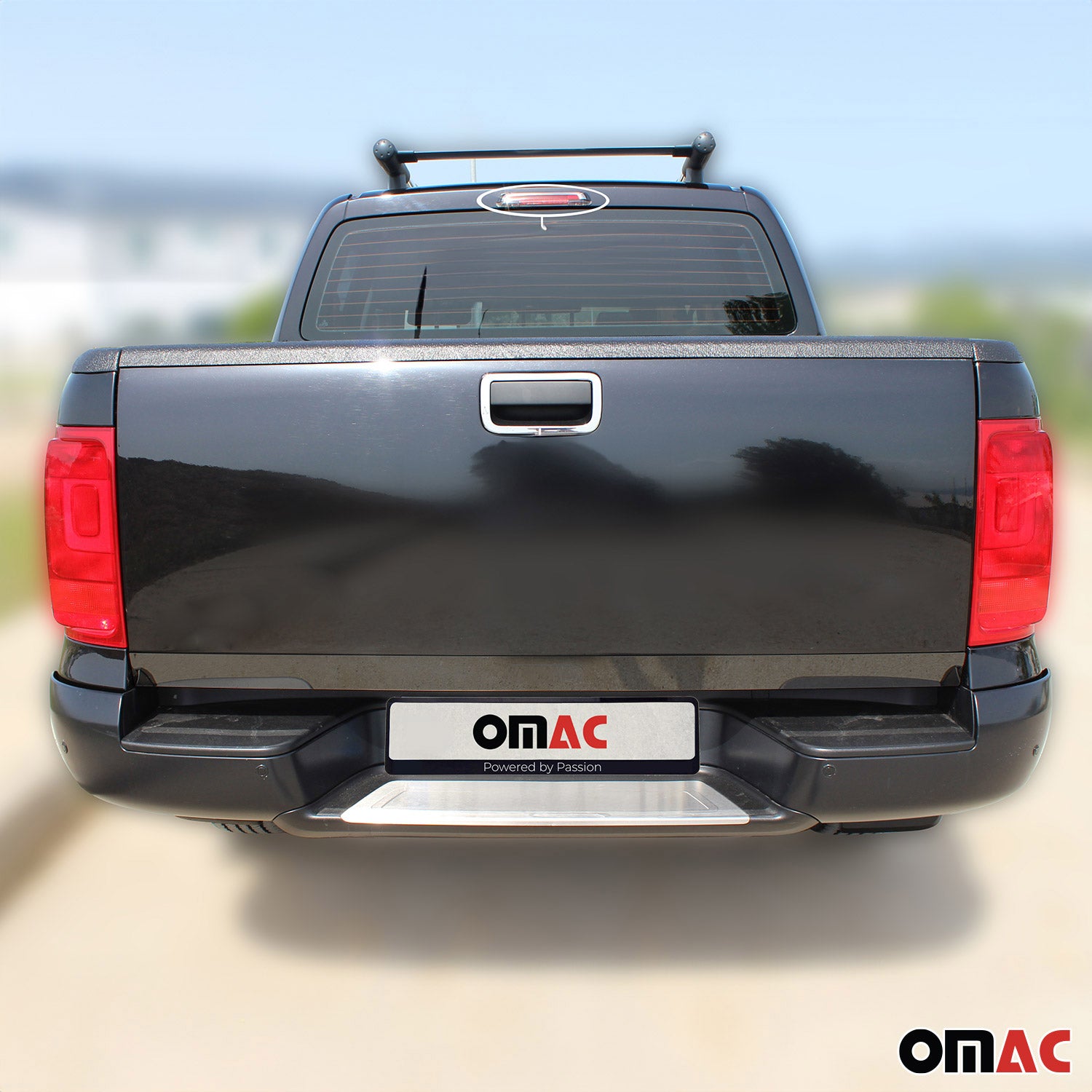 2010-2020 VW Amarok Rear Trunk Molding Trim Stainless Steel Dark 1Pc