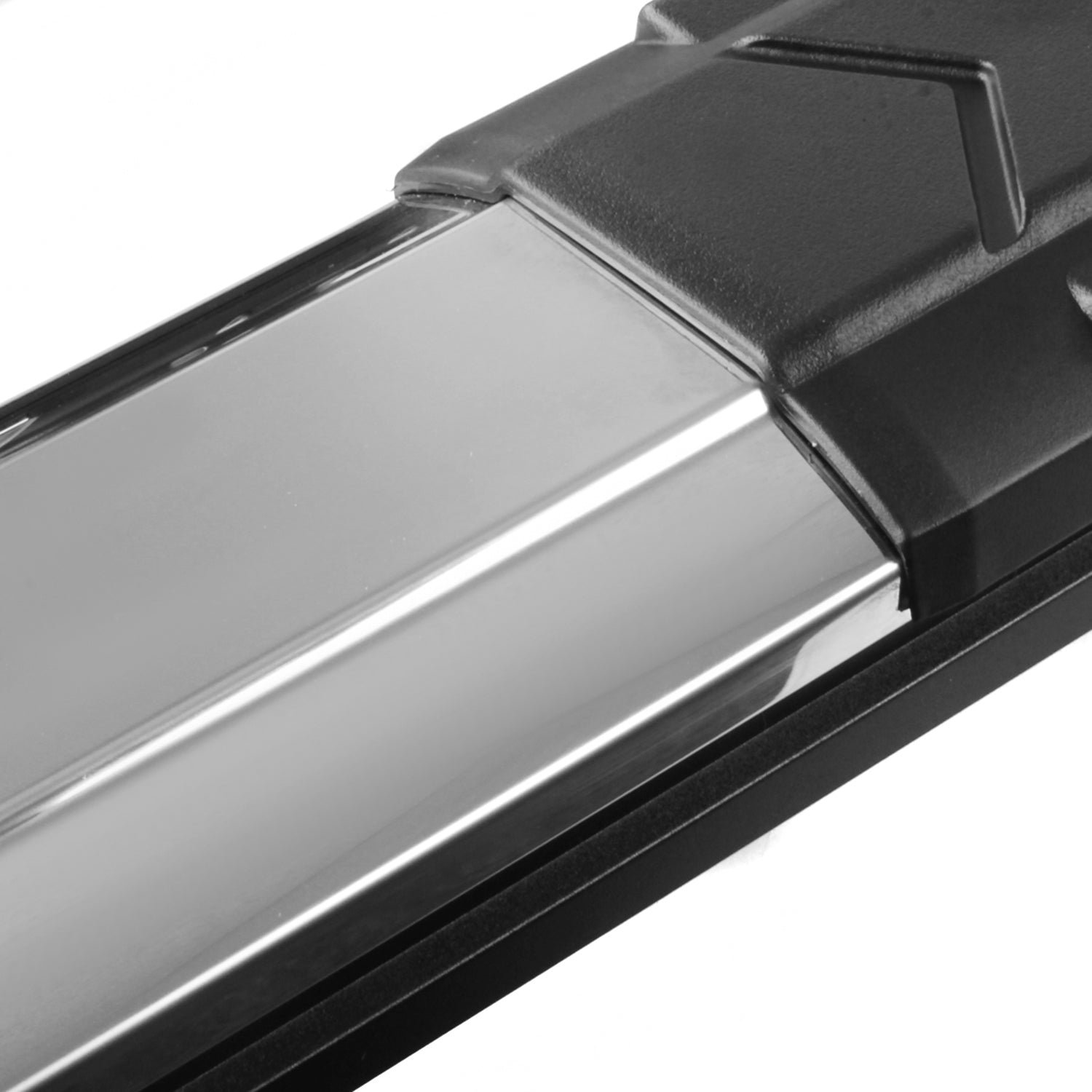 2009-2014 Ford F-150 Super Cab 5" Wide Alu Side Step Nerf Bars Steel Trim