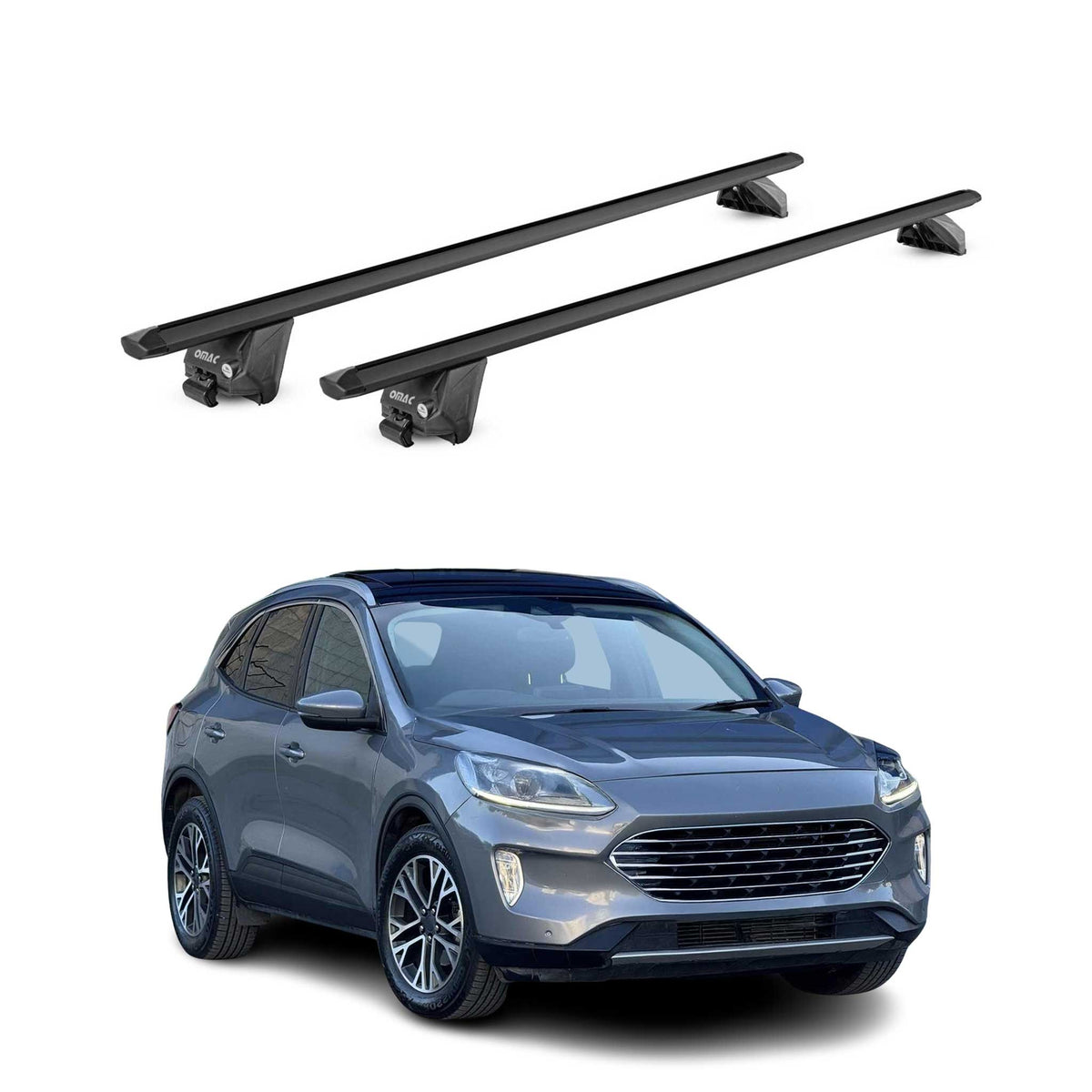 2020-2026 Ford Escape Roof Rack Cross Bars Silver