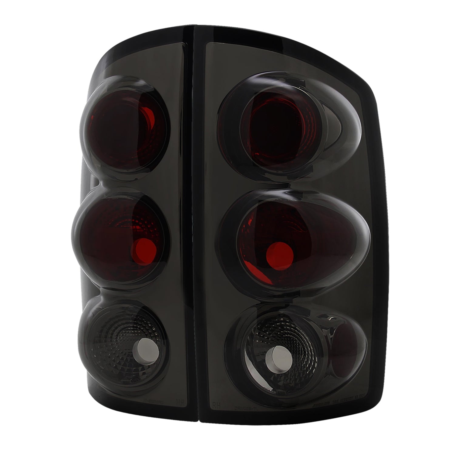 2002-2006 Dodge RAM Tail Lights Chrome Housing/Smoke Lens