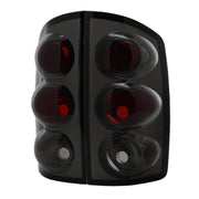 2002-2006 Dodge RAM Tail Lights Chrome Housing/Smoke Lens