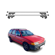 1990-2000 Ford Escort Wagon Roof Rack Cross Bars Silver