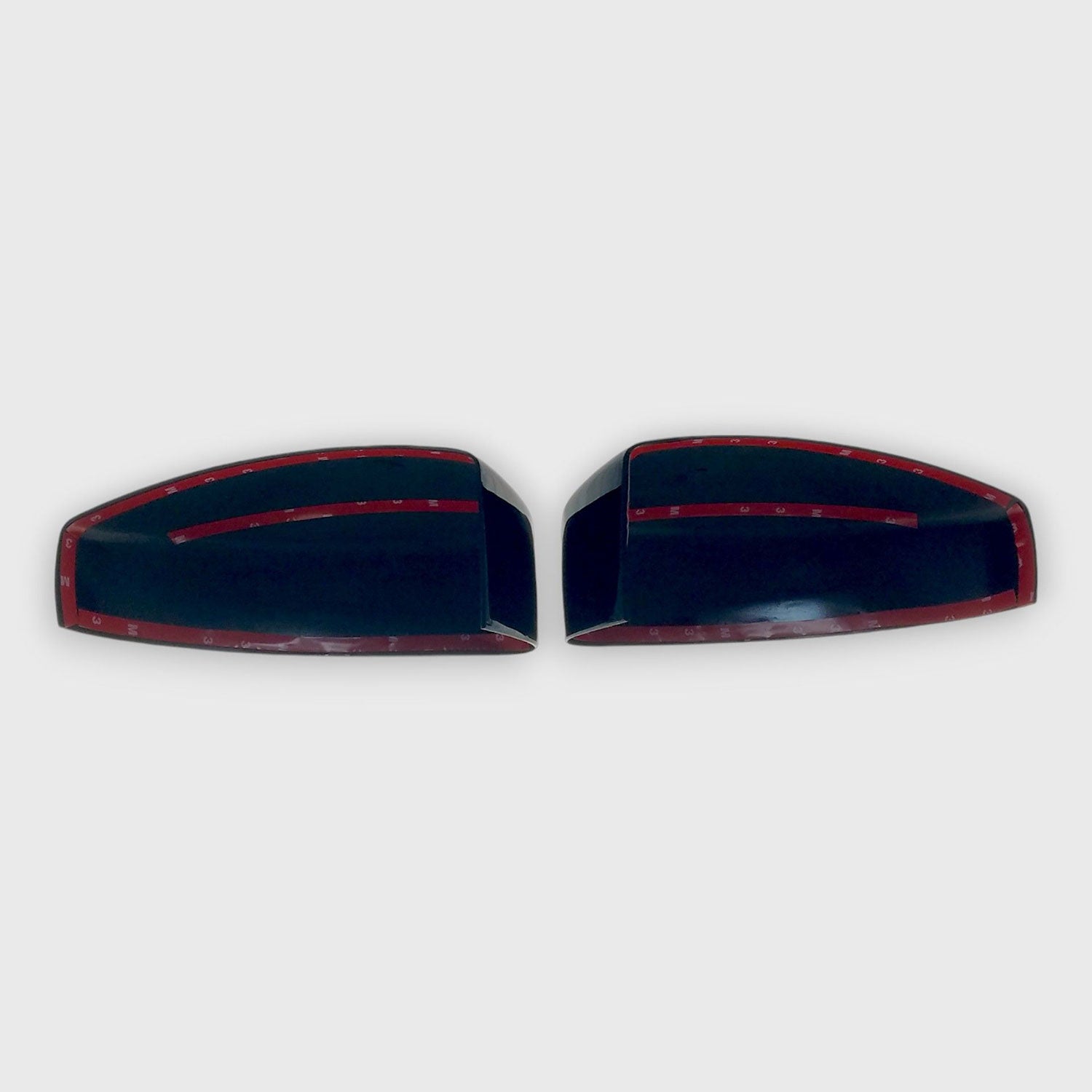 2017-2025 Jeep Compass Mirror Cover Caps Gloss Black 2Pcs ABS Plastic