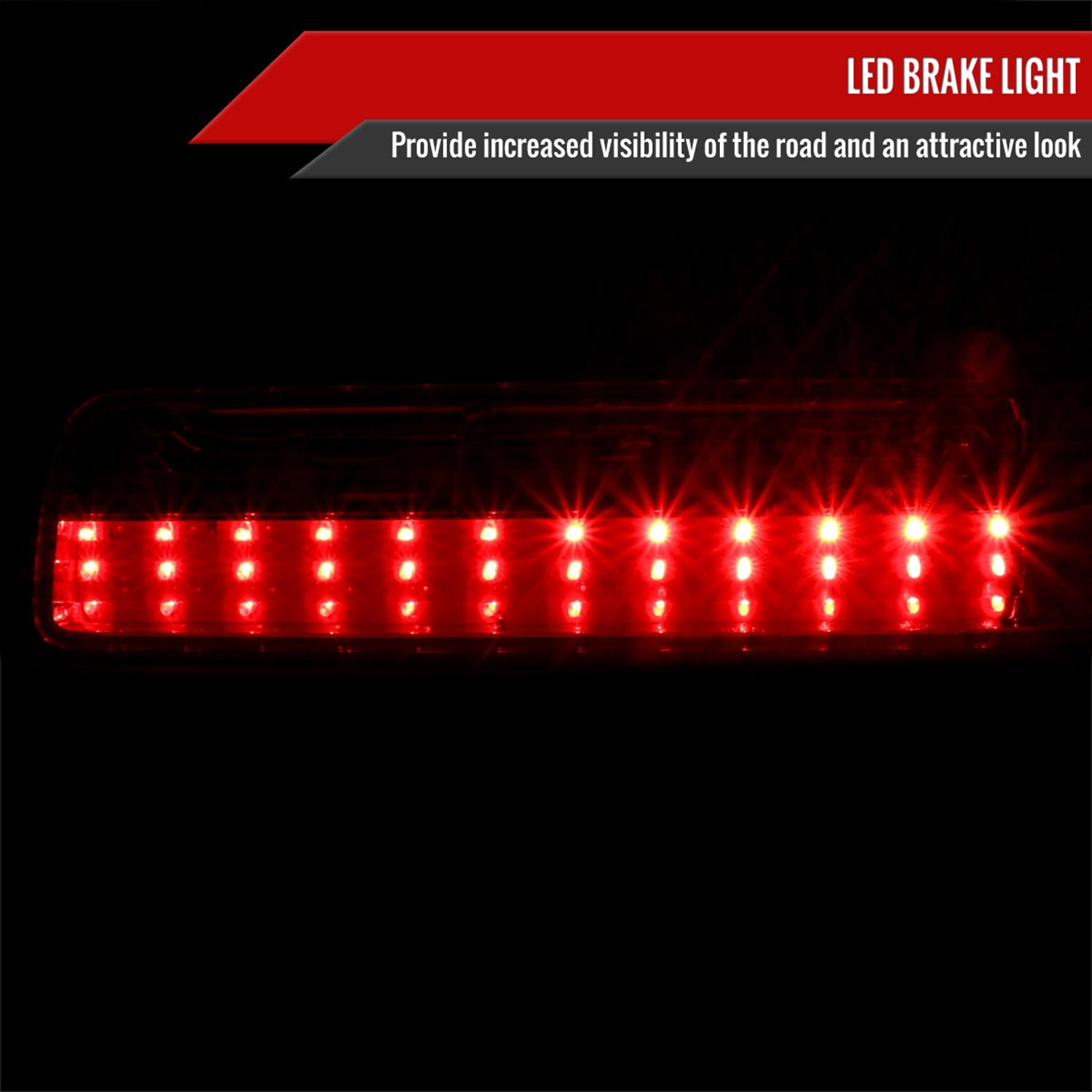 1989-1994 Nissan 240SX S13 Coupe LED Tail Lights Chrome Housing/Clear Lens