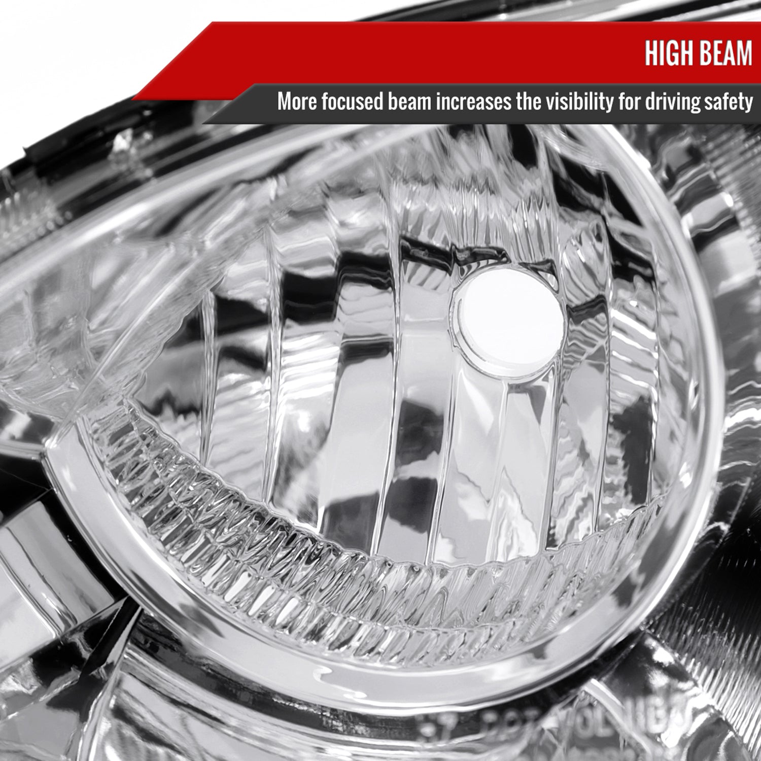 2004-2009 Mazda 3 Sedan Projector Style Headlights Chrome Housing/Clear Lens