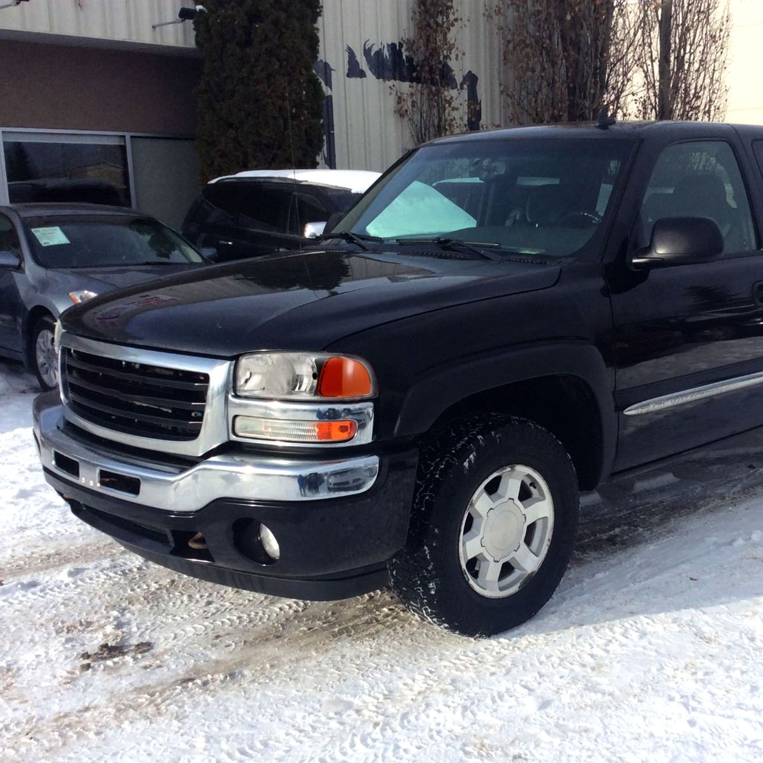 1999-2006 GMC Sierra/Yukon/Yukon XL Headlights Amber Reflector Chrome