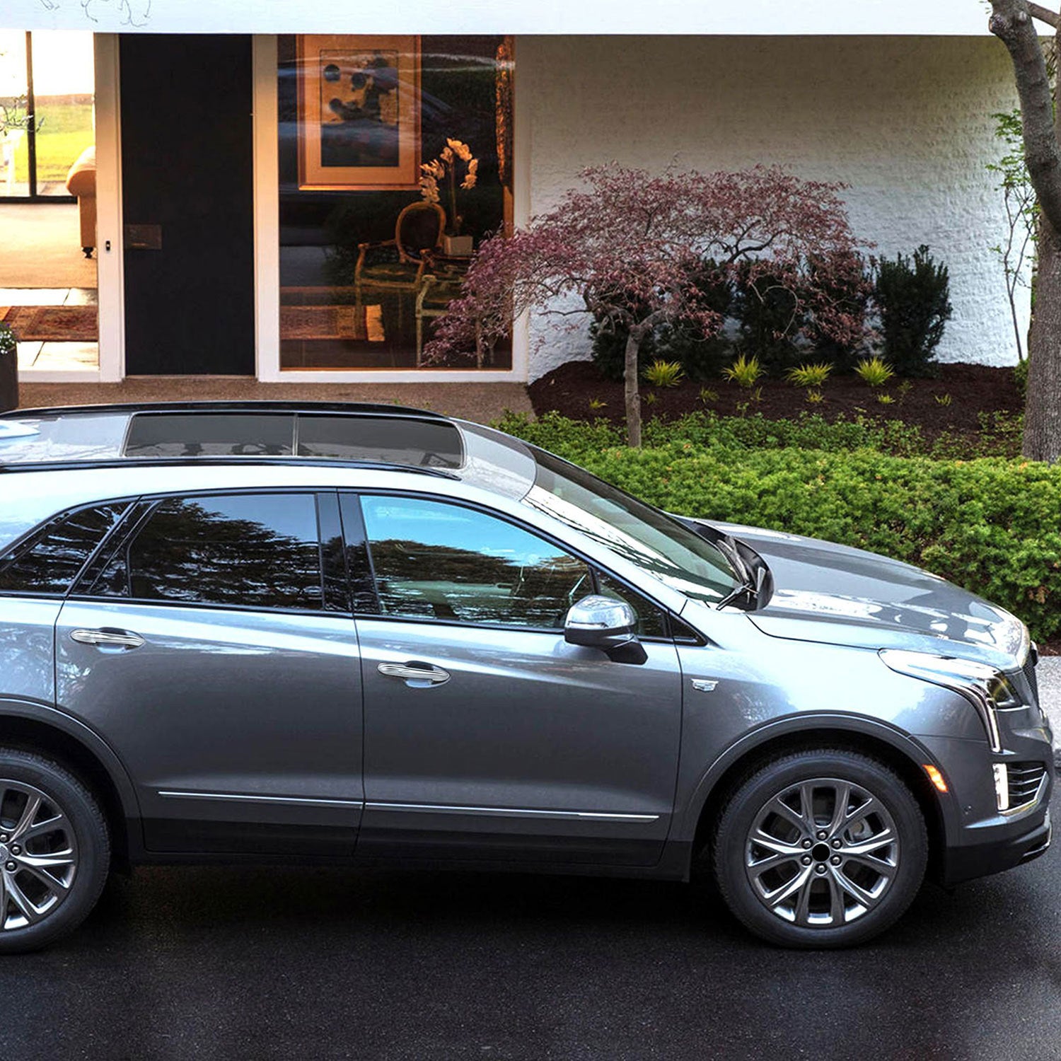 2017-2025 Cadillac XT5 Door Handle Cover Chrome 8Pcs ABS Plastic