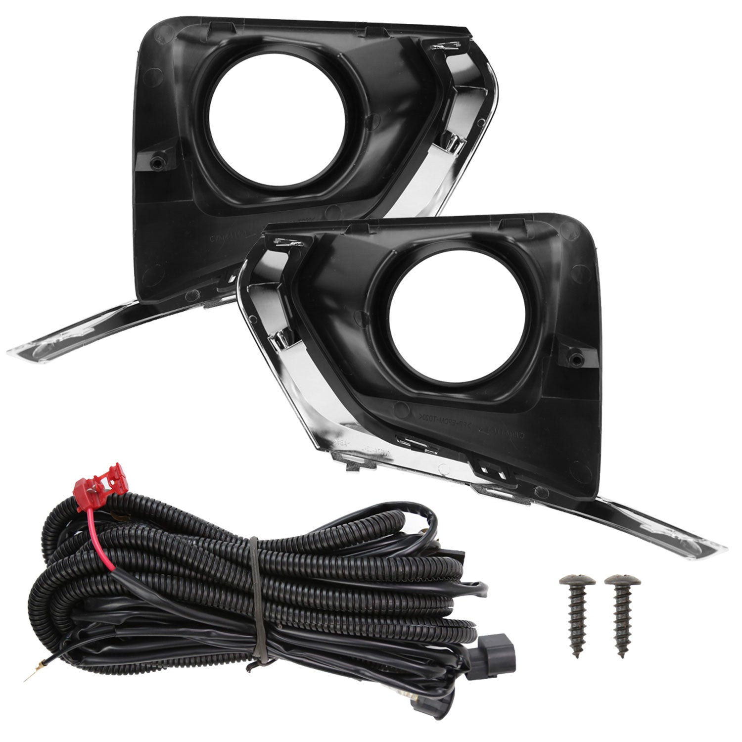 2018-2021 Chevrolet Traverse Fog Lights Kit Chrome Housing/Clear Lens