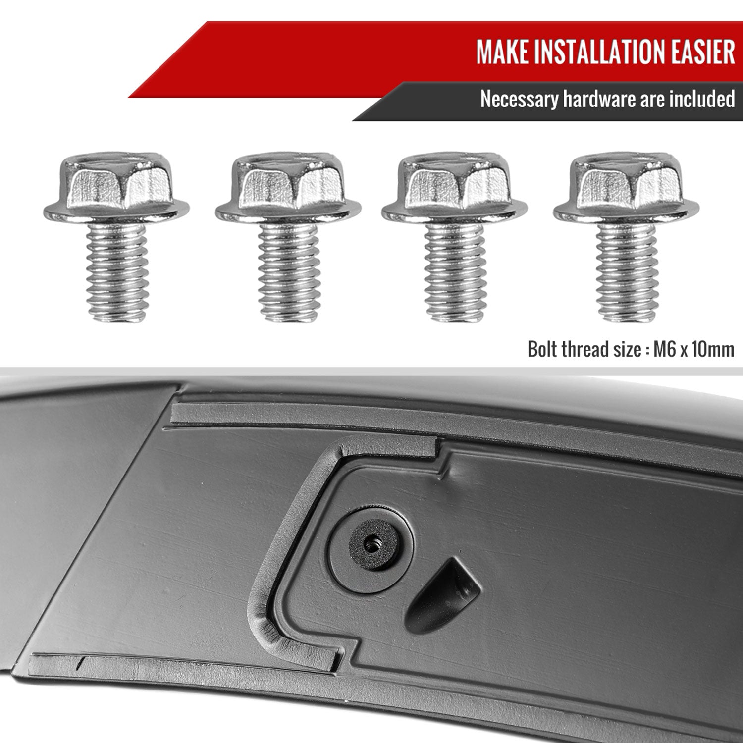 2015-2021 Dodge Charger Matte Black ABS Hellcat Style Rear Spoiler