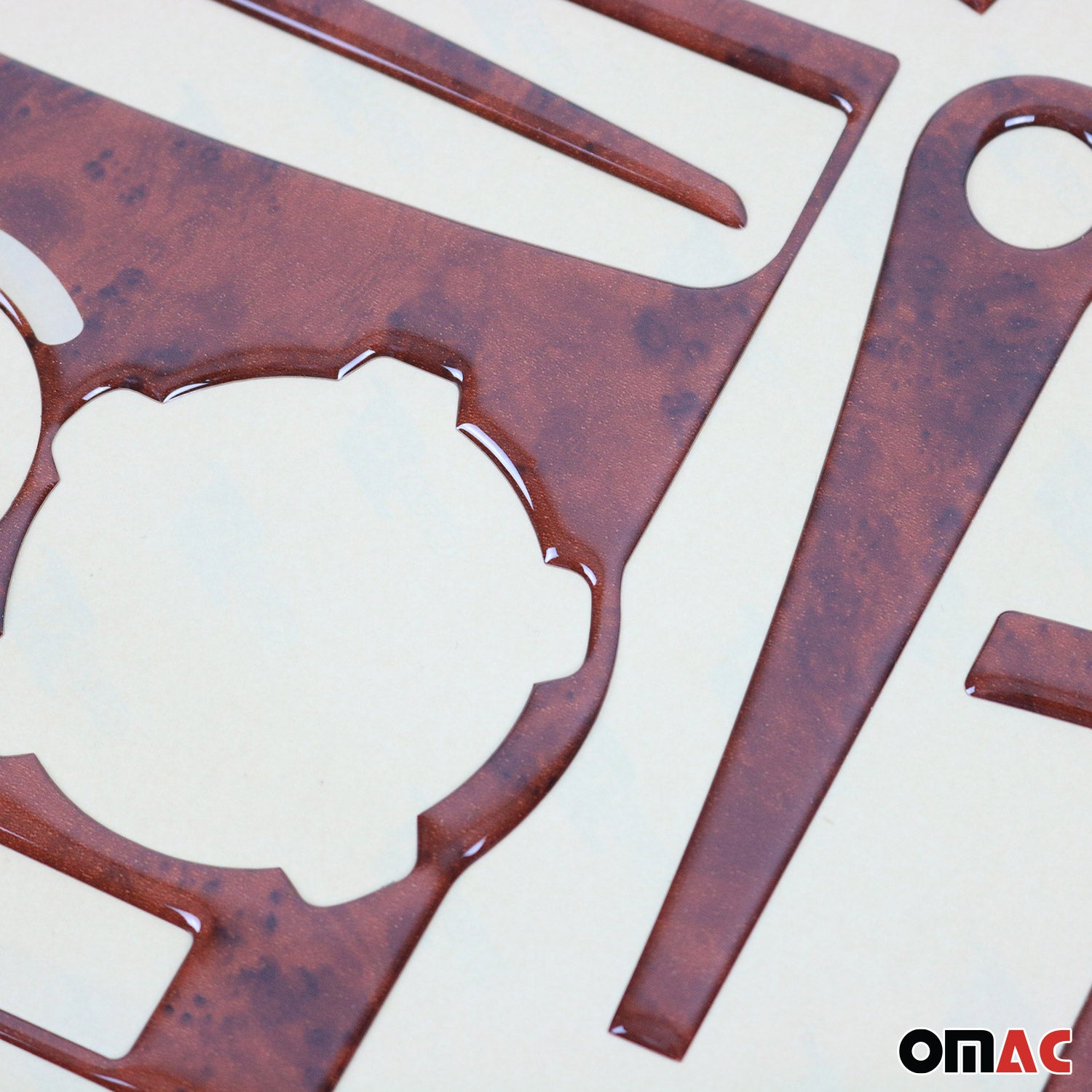 2009-2013 Toyota Corolla Sedan Wooden Look Dashboard Console Trim Kit 15 Pcs