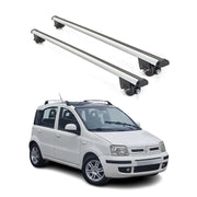 2003-2012 Fiat Panda Cross Roof Rack Cross Bars Silver