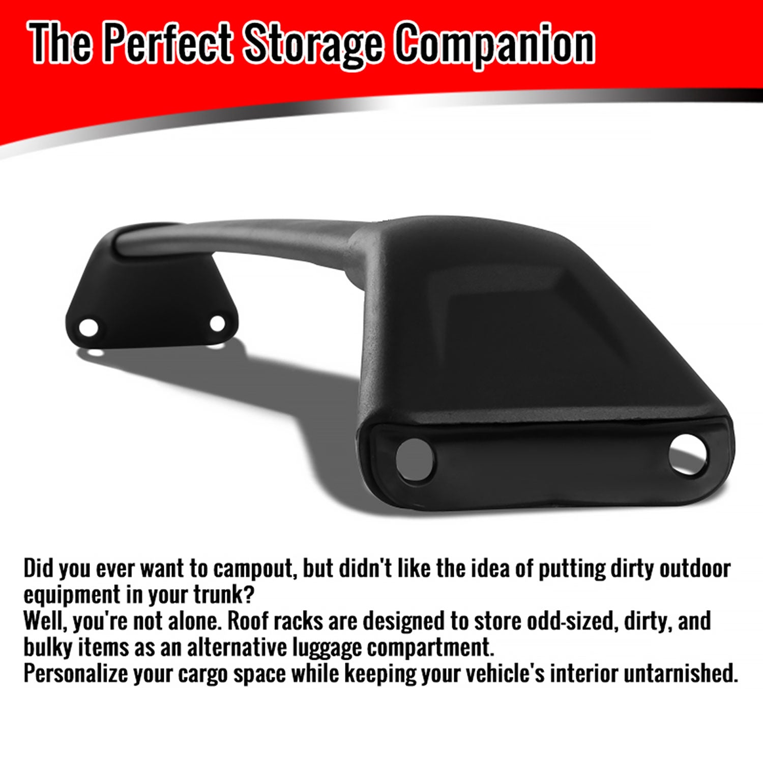 2017-2018 Mazda CX-5 Black Powder Coated Aluminum Roof Rack Cross Bars