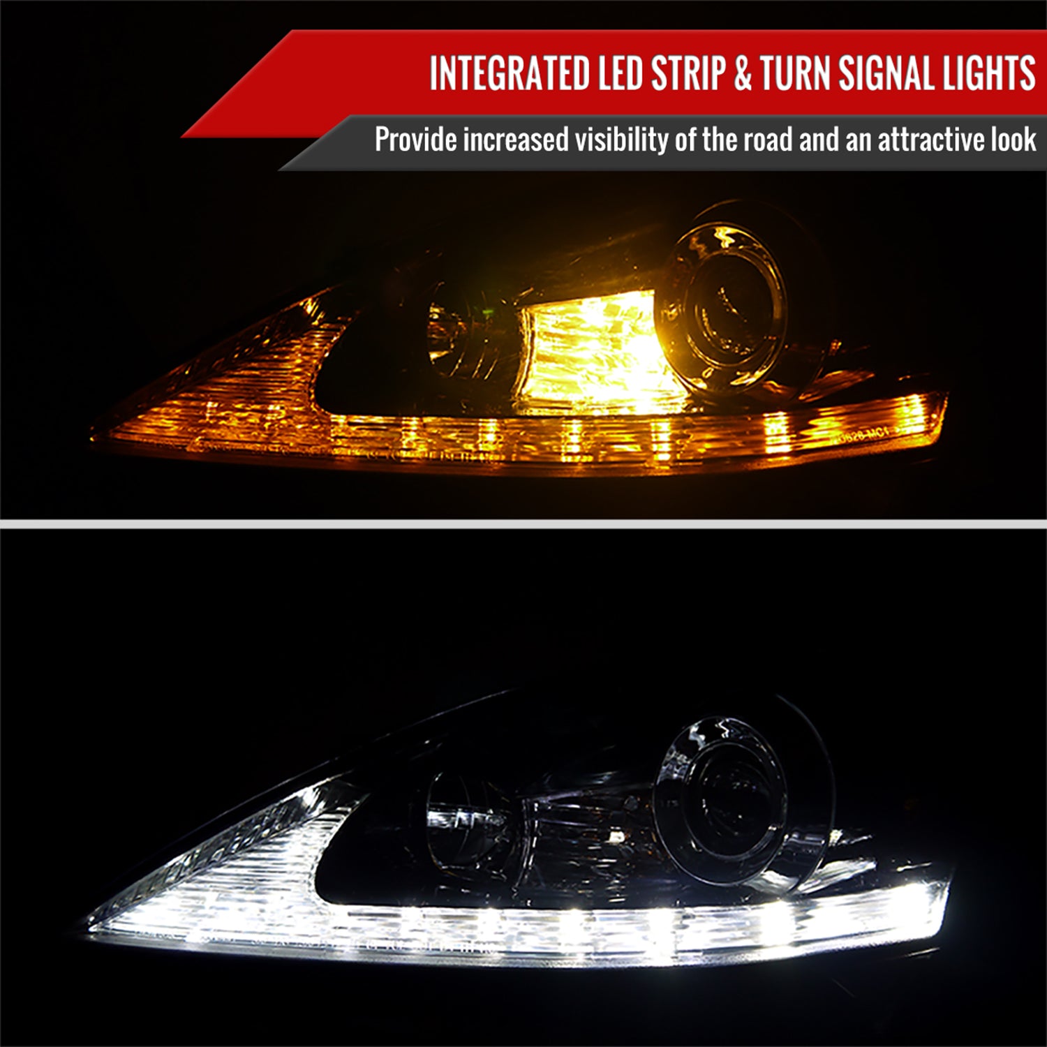 2006-2010 Lexus IS250/IS350 LED Light Headlights LED Signal Lights Smoke