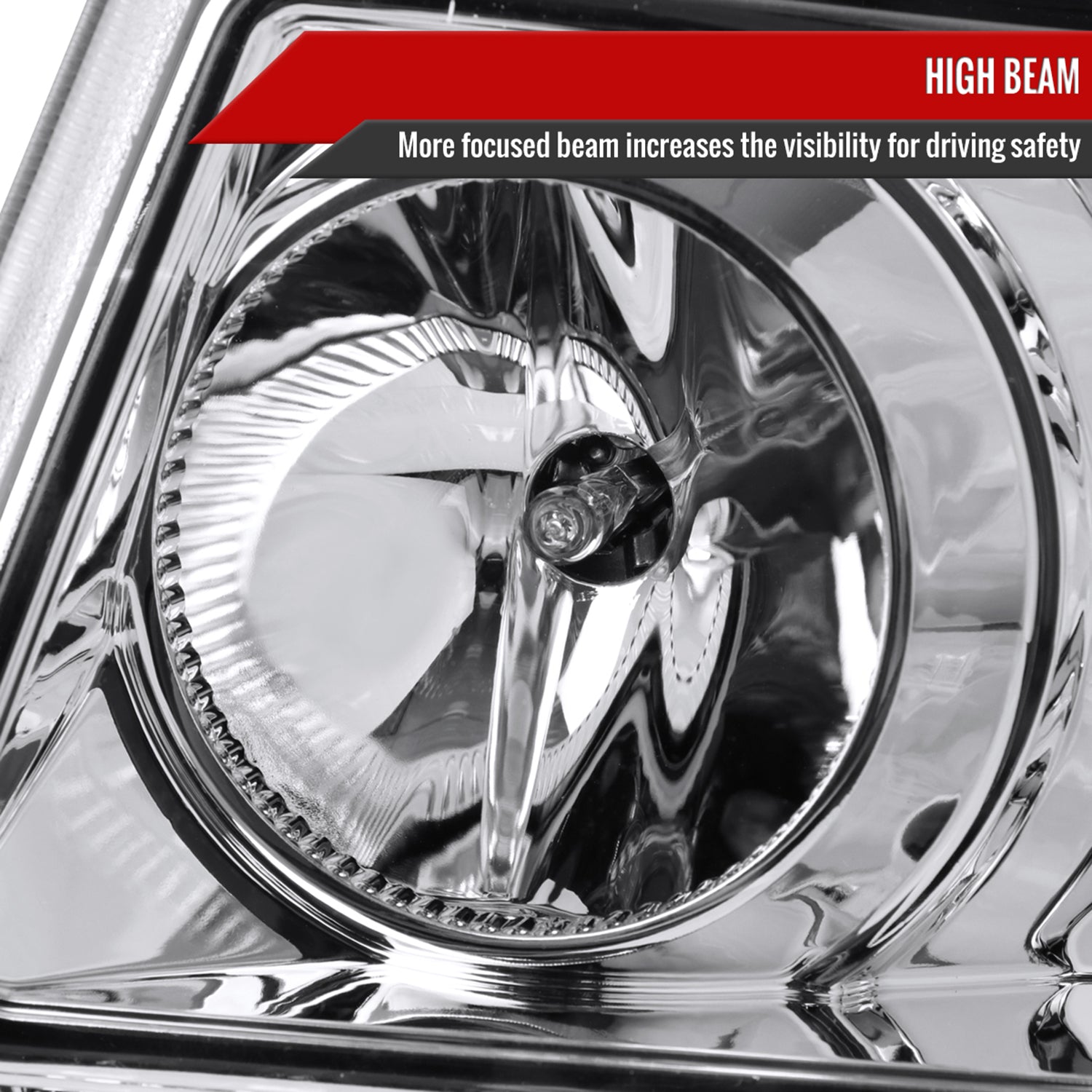 2001-2011 Ford Ranger Projector Headlights LED Light&LED Signal Lights Chrome