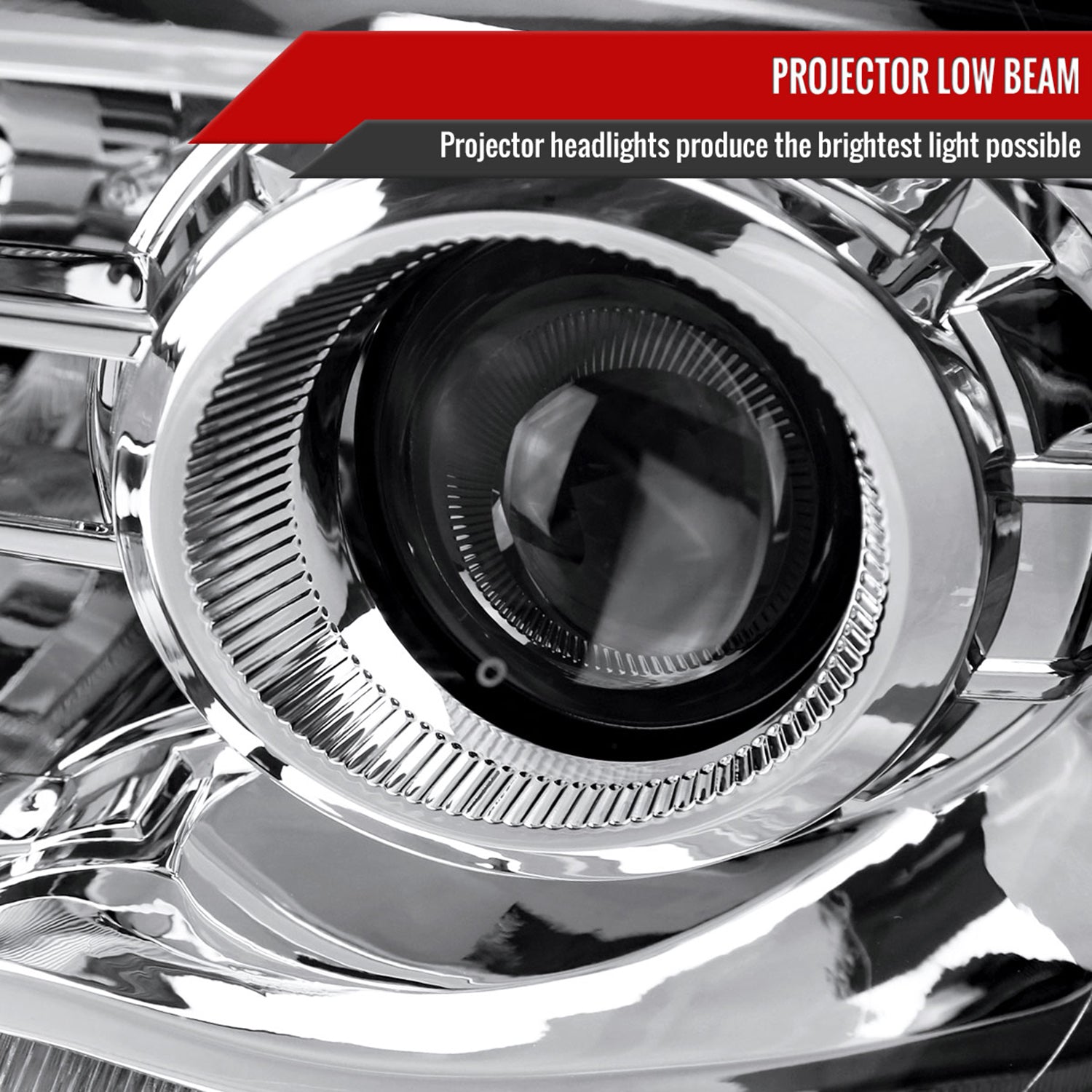 2009-2018 Dodge RAM 1500 / RAM 2500 3500 LED Bar Headlights Chrome