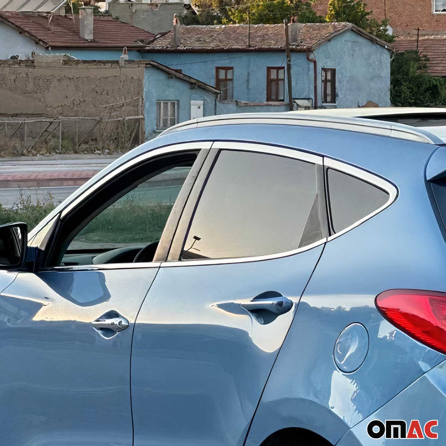 2010-2015 Hyundai Tucson Window Molding Trim Streamer Stainless Steel Silver 10 Pcs