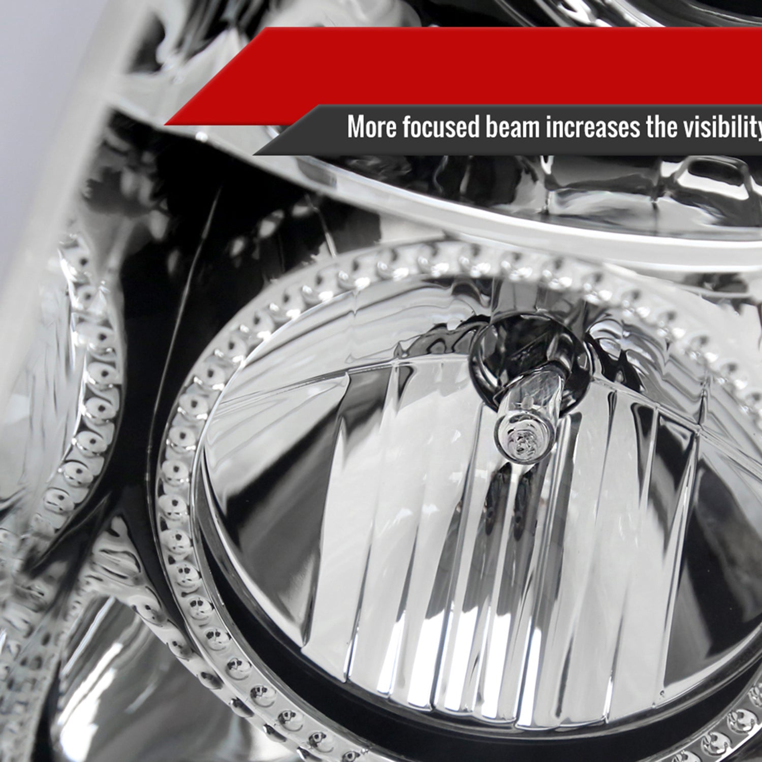 2008-2014 Cadillac CTS Sequential LED Bar Projector Headlights Chrome